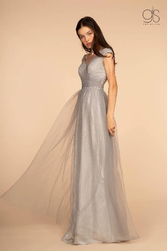 Long  Sleeveless Ball Gown Prom Formal Dress Sale Satin party dresses