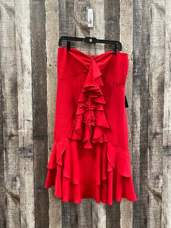 Red Dress Party Short Express, Size L Wedding guest party dresses