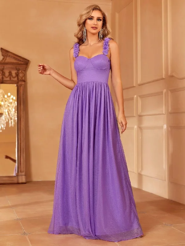 Solid Applique Cami  Bridesmaid Dress Plus size unclassified dresses