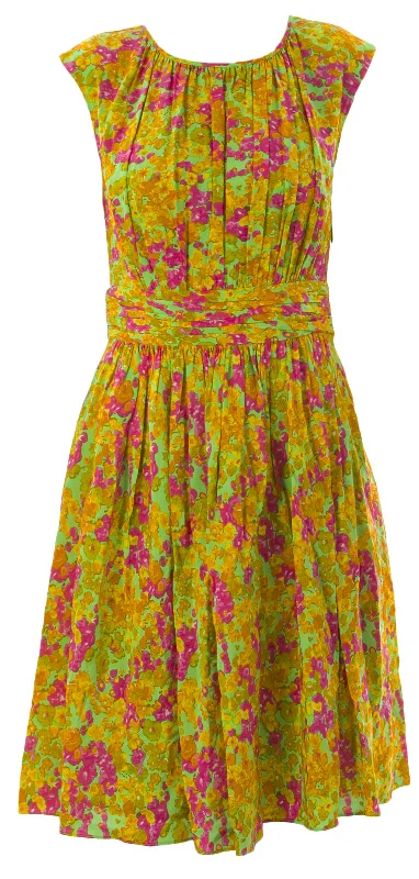 BODEN Women's Floral Selina Dress Green Multicolored Fashion Nova floral dresses