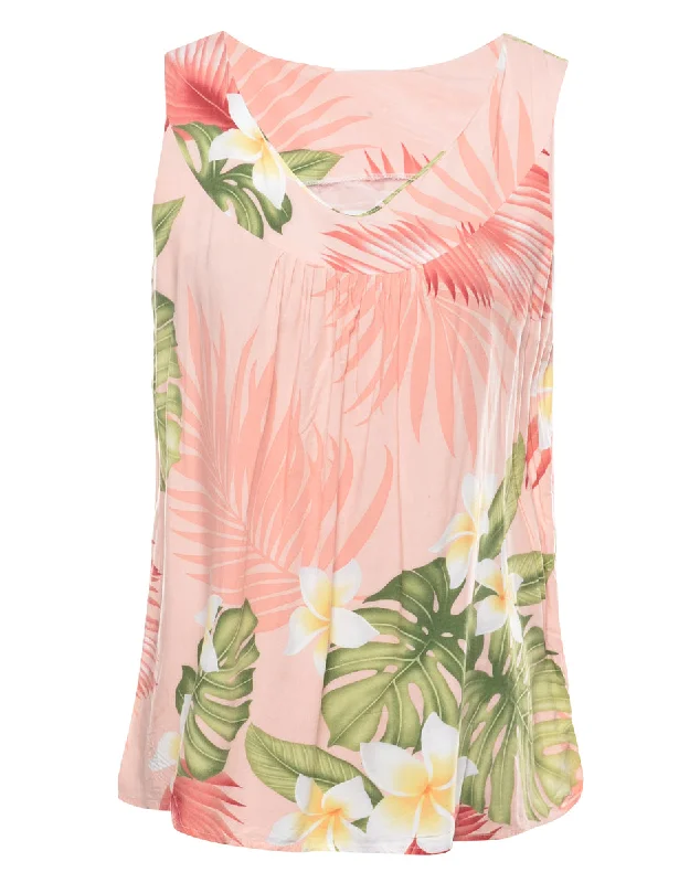 Hawaiian Print Top - M Birthday floral dresses