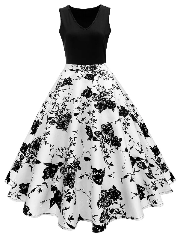 HEDWIG | FLORAL A-LINE DRESS Petite floral dresses