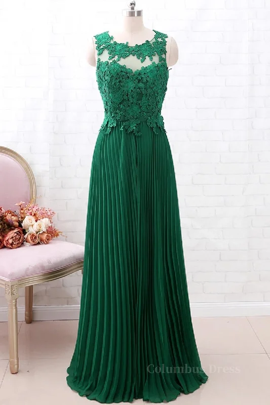 A Line Round Neck Green Lace Long Corset Prom Dress Corset Bridesmaid Dress, Open Back Lace Green Corset Formal Dress, Green Lace Evening Dress outfit Lace A-line Dress