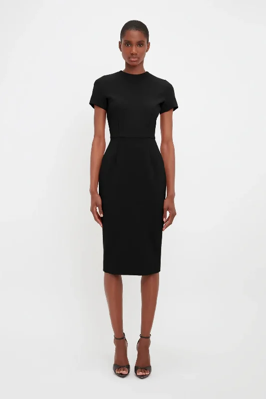 VICTORIA BECKHAM "Fitted T-shirt" Dress Relaxed Shirt Gown