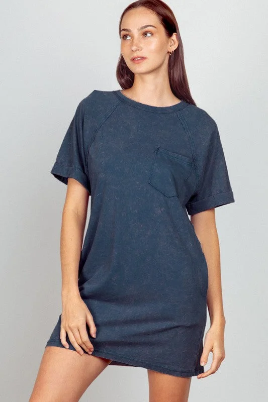 Day To Night Tee Shirt Dress Midi Shirt Dress