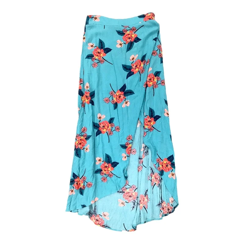 Skirt Midi By Express  Size: S Floral A-line Skirt