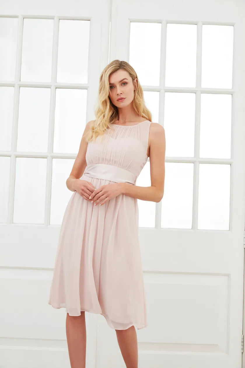 Bethany Blush Midi Dress Winter Midi Skirt